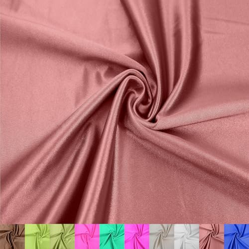 Texco Inc Kasino glänzender Stoff, 150 cm breit, Polyester-Elastan, Stretch, ideal für Bekleidung, Activewear, Accessoires, Stirnbänder, Vorhänge, Heimdekoration und DIY-Projekte, Pfirsichdunkel, 2 m Texco Inc Kasino glänzender Stoff, 150 cm breit, Polyester-Elastan, Stretch, ideal für Bekleidung, Activewear, Accessoires, Stirnbänder, Vorhänge, Heimdekoration und DIY-Projekte, Pfirsichdunkel, 2 m von Texco