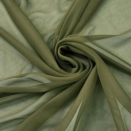 Texco Inc Leichter einfarbiger Chiffon-Jersey, matt, kein Stretch, Nähen, Basteln, Hochzeit, Bekleidungsstoff, DIY-Projekte, Olivgrün, 2,7 m Texco Inc Leichter einfarbiger Chiffon-Jersey, matt, kein Stretch, Nähen, Basteln, Hochzeit, Bekleidungsstoff, DIY-Projekte, Olivgrün, 2,7 m von Texco
