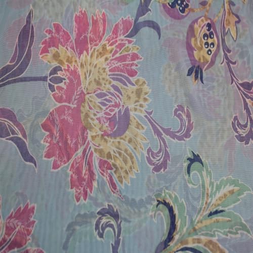 Texco Inc Netzstoff, 152,4 cm breit, Poly-Spandex, durchscheinend, atmungsaktiv, zum Nähen von Kleidung, Activewear, Stirnbändern, Accessoires, Dekorationen und DIY-Projekten, Babyblaue Orchidee, 91 Texco Inc Netzstoff, 152,4 cm breit, Poly-Spandex, durchscheinend, atmungsaktiv, zum Nähen von Kleidung, Activewear, Stirnbändern, Accessoires, Dekorationen und DIY-Projekten, Babyblaue Orchidee, 91 von Texco
