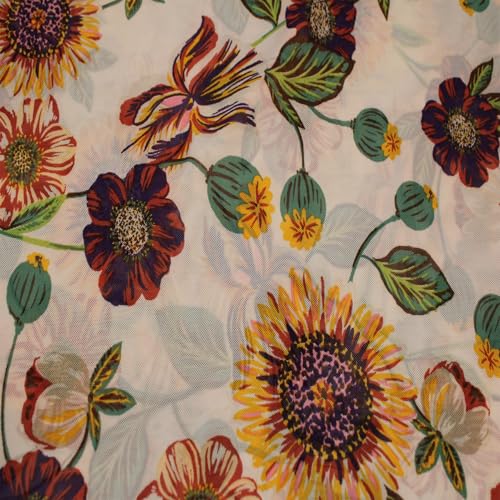 Texco Inc Netzstoff, 152,4 cm breit, Poly-Spandex, durchscheinend, atmungsaktiv, zum Nähen von Kleidung, Activewear, Stirnbändern, Accessoires, Dekorationen und DIY-Projekten, Ecru Marsala, 4,5 m Texco Inc Netzstoff, 152,4 cm breit, Poly-Spandex, durchscheinend, atmungsaktiv, zum Nähen von Kleidung, Activewear, Stirnbändern, Accessoires, Dekorationen und DIY-Projekten, Ecru Marsala, 4,5 m von Texco