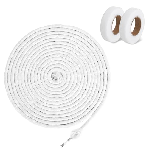 Texliney 5M Bleiband für Gardinen Schwer, Gardinenbeschwerer, Vorhang Beschwerer Outdoor Glatte Aufhängung Perfekte Falten, für Vorhänge Gardinen Stoffe Moskitonetz (50g 5m) von Texliney