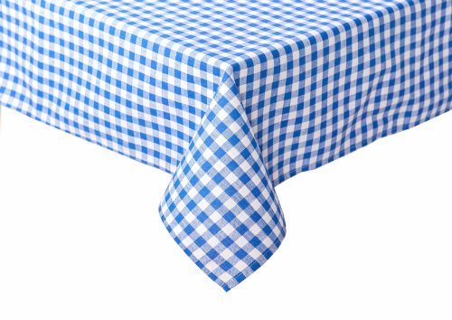 texpot Landhaus Tischdecken in Karo Farbe und Größe wählbar 100% Baumwolle (blau-weiß kariert, 100x140 cm eckig) von texpot