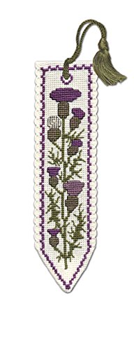 Kreuzstich-Set für Lesezeichen von Textile Heritage, Motiv: schottische Distel Kreuzstich-Set für Lesezeichen von Textile Heritage, Motiv: schottische Distel von Textile Heritage
