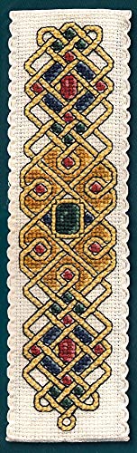 Textile Heritage Collection Kreuzstich-Lesezeichen, keltisches Schmuckstück von Textile Heritage