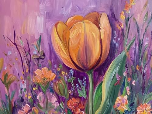 Diamond Painting Blumen Diamond Painting Erwachsene Tulpe, DIY Runder Full Drill Anfänger Diamant Kreuzstich Kunsthandwerk, Mosaikherstellung Bastelset für Erwachsene Home Wand Dekor 40x50cm, Model283 Diamond Painting Blumen Diamond Painting Erwachsene Tulpe, DIY Runder Full Drill Anfänger Diamant Kreuzstich Kunsthandwerk, Mosaikherstellung Bastelset für Erwachsene Home Wand Dekor 40x50cm, Model283 von Tgllzzca