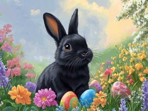 Diamond Painting Kaninchen Diamond Painting Erwachsene Osterei, DIY Runder Full Drill Anfänger Diamant Kreuzstich Kunsthandwerk, Mosaikherstellung für Erwachsene Home Wand Dekor 45x60cm, Model277 Diamond Painting Kaninchen Diamond Painting Erwachsene Osterei, DIY Runder Full Drill Anfänger Diamant Kreuzstich Kunsthandwerk, Mosaikherstellung für Erwachsene Home Wand Dekor 45x60cm, Model277 von Tgllzzca