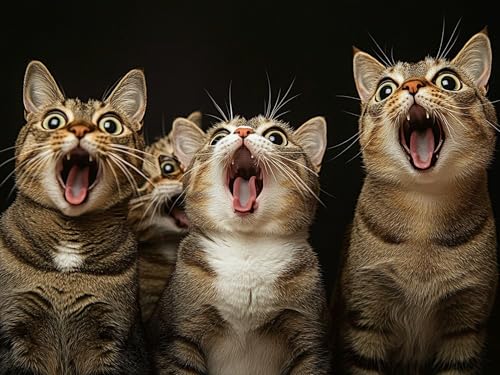 Diamond Painting Katze Diamond Painting Erwachsene Tier, DIY Runder Full Drill Anfänger Diamant Kreuzstich Kunsthandwerk, Mosaikherstellung Bastelset für Erwachsene Home Wand Dekor 80x100cm, Model292 Diamond Painting Katze Diamond Painting Erwachsene Tier, DIY Runder Full Drill Anfänger Diamant Kreuzstich Kunsthandwerk, Mosaikherstellung Bastelset für Erwachsene Home Wand Dekor 80x100cm, Model292 von Tgllzzca