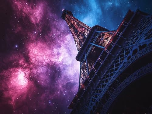 Sternenhimmel Diamond Painting Erwachsene Diamond Painting Eisenturm 5D DIY Runder Full Drill Diamanten Malerei Bastelset Kits für Anfänger und Kinder, Geschenke Home Wand Dekor 90x120cm, Model296 Sternenhimmel Diamond Painting Erwachsene Diamond Painting Eisenturm 5D DIY Runder Full Drill Diamanten Malerei Bastelset Kits für Anfänger und Kinder, Geschenke Home Wand Dekor 90x120cm, Model296 von Tgllzzca