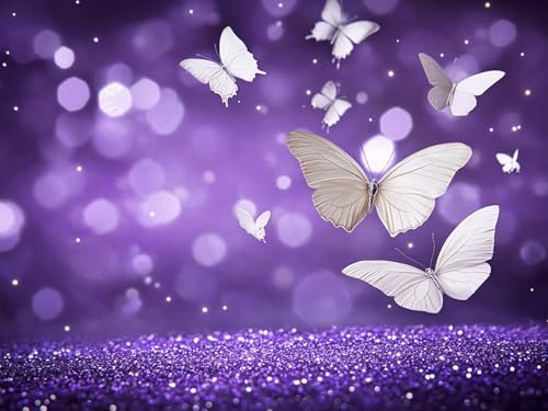 Traum Diamond Painting Erwachsene Diamond Painting Schmetterling 5D DIY Runder Full Drill Diamanten Malerei Bastelset Kits für Anfänger und Kinder, Geschenke Home Wand Dekor 100x130cm, Model170 von Tgllzzca