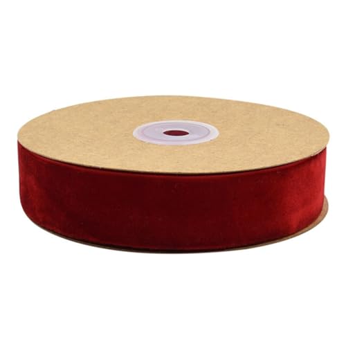 10 Meter/Rollen 25mm Samtband Schleifenband Geschenkband aus Samt Zierband Schmuckband Dekoration Borte Band Basltenband für Haarschmuck Kranz Deko DIY Schleife Bogen Hochzeit TischdekoRot25mm 10 Meter/Rollen 25mm Samtband Schleifenband Geschenkband aus Samt Zierband Schmuckband Dekoration Borte Band Basltenband für Haarschmuck Kranz Deko DIY Schleife Bogen Hochzeit TischdekoRot25mm von ThaiRoot