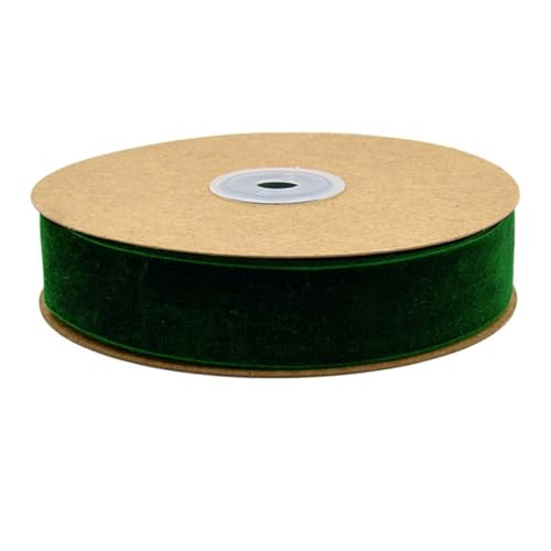 10 Meter/Rollen 25mm Samtband Schleifenband Geschenkband aus Samt Zierband Schmuckband Dekoration Borte Band Basltenband für Haarschmuck Kranz Deko DIY Schleife Bogen Hochzeit TischdekoDunkelgrün25mm 10 Meter/Rollen 25mm Samtband Schleifenband Geschenkband aus Samt Zierband Schmuckband Dekoration Borte Band Basltenband für Haarschmuck Kranz Deko DIY Schleife Bogen Hochzeit TischdekoDunkelgrün25mm von ThaiRoot