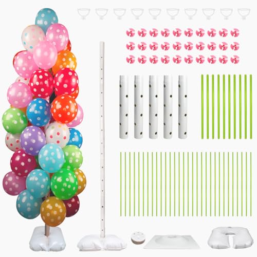 Ballonbogen Ständer Kit, Verstellbarer Ballonbaum Ballonständer, 1.8 Meter Ballonsäulenständer Kit mit Füllwasserbasis, Geeignet für Hochzeit Baby Dusche Geburtstag Party Zubehör Dekorationen Ballonbogen Ständer Kit, Verstellbarer Ballonbaum Ballonständer, 1.8 Meter Ballonsäulenständer Kit mit Füllwasserbasis, Geeignet für Hochzeit Baby Dusche Geburtstag Party Zubehör Dekorationen von Thaijoy