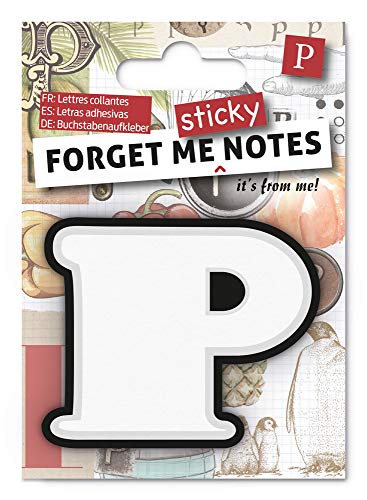 Forget Me Sticky Notes Letter P von IF
