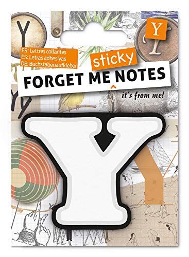 Forget Me Sticky Notes Letter Y von IF