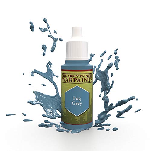 The Army Painter | Fog Grey, Hochpigmentierte Acrylfarbe auf Wasserbasis, geeignet für das Bemalen von Tabletop Miniaturen, Brettspielfiguren und Miniaturen zu RPGs Rollenspielen, WP1427, W48 x L72 von The Army Painter