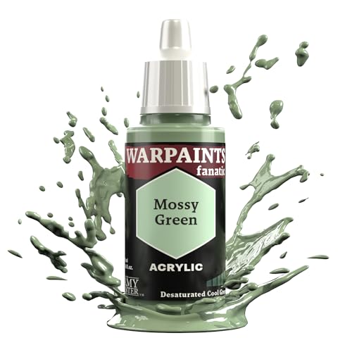 The Army Painter Greens Warpaints Fanatic Acrylfarben, 18 ml, Moosgrün von The Army Painter