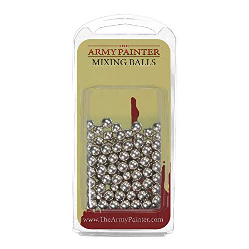 The Army Painter, Mixing Balls, 100 x 5,5 mm Rostfreie Stahlkugeln für Acrylfarbe Flaschen - Modellbau Zubehör für Wargames Modellbau Farben, Warhammer & DND Miniatures The Army Painter, Mixing Balls, 100 x 5,5 mm Rostfreie Stahlkugeln für Acrylfarbe Flaschen - Modellbau Zubehör für Wargames Modellbau Farben, Warhammer & DND Miniatures von The Army Painter