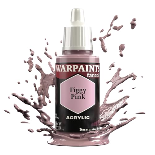 The Army Painter Pinks & Purples Warpaints Fanatic Acrylfarben, 18 ml (Figgy Pink) von The Army Painter
