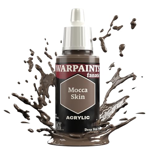 The Army Painter Skin Tones Warpaints Fanatic Acrylfarben, 18 ml (Mocca Skin) von The Army Painter