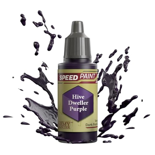 The Army Painter Speedpaint Hive Dweller Purple 2.0, Single Modellbau Acrylfarbe 18ml Einschichtige Lackierlösung Für Fantasy Tabletop Miniatures Like Warhammer 40k Figuren und DnD Miniatures The Army Painter Speedpaint Hive Dweller Purple 2.0, Single Modellbau Acrylfarbe 18ml Einschichtige Lackierlösung Für Fantasy Tabletop Miniatures Like Warhammer 40k Figuren und DnD Miniatures von The Army Painter