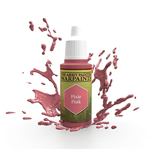 The Army Painter|Warpaint|Pixie Pink|Hochpigmentierte Acrylfarbe auf Wasserbasis, geeignet für das Bemalen von Tabletop Miniaturen, Brettspielfiguren und Miniaturen zu RPGs Rollenspielen, WP1447 The Army Painter|Warpaint|Pixie Pink|Hochpigmentierte Acrylfarbe auf Wasserbasis, geeignet für das Bemalen von Tabletop Miniaturen, Brettspielfiguren und Miniaturen zu RPGs Rollenspielen, WP1447 von The Army Painter