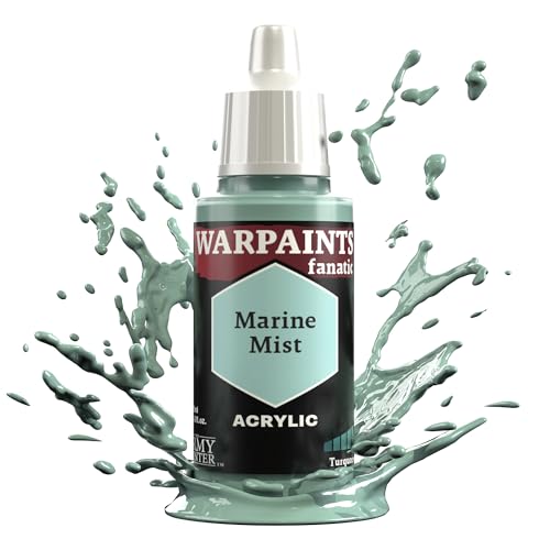The Army Painter Teals & Turquoises Warpaints Fanatic Acrylfarben, 18 ml (Marine Mist) von The Army Painter