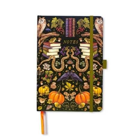 Magical A5 Notebook Art File Witch Spells - Hardback with Ribbon 180 Lined Pages von The Art File