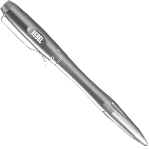 The Atomic Bear Taktischer Stift für die Selbstverteidigung - Edelstahl Tactical Pen – Stift mit Glasbrecher - EDC Gadget - Taktischer Kugelschreiber für Survival Ausrüstung - Rebel Serie von The Atomic Bear