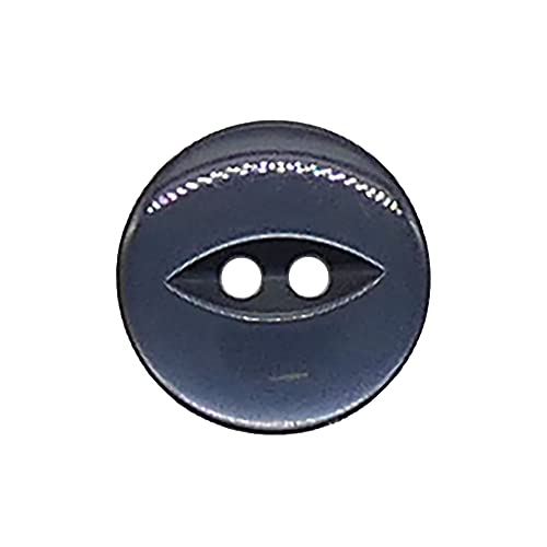 20 Pack runde Acryl-Fischaugenknöpfe Babyknöpfe Nähen, Strick-Bastelknöpfe - Marineblau 11mm/18 Lignes 20 Pack runde Acryl-Fischaugenknöpfe Babyknöpfe Nähen, Strick-Bastelknöpfe - Marineblau 11mm/18 Lignes von The Bead Shop