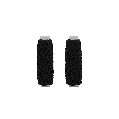 20 m Spule Raffung Elastische Stretchschnur Nähen Kleiderherstellung Kurzwaren (Schwarz, 2 Stück 20 m Spule Raffung Elastische Stretchschnur Nähen Kleiderherstellung Kurzwaren (Schwarz, 2 Stück von The Bead Shop