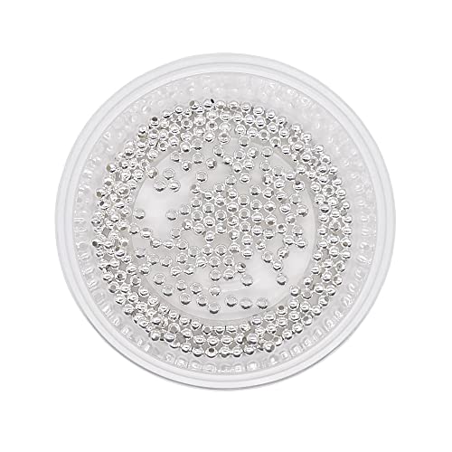 300 Stück 5 mm Versilberte Runde Zwischenperlen – Metallperlen für Schmuckherstellung, Ideal für Armbänder, Ketten, Ohrringe und Bastelprojekte von The Bead Shop