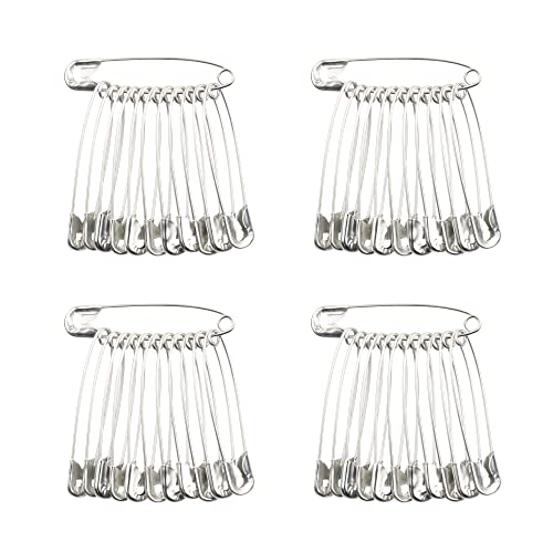 32mm Sicherheitsnadeln, Packung mit 48 Stück, vernickelt, Kleidung Kunsthandwerk Nähen Säumen Textilgewebe Babykleidung 32mm Sicherheitsnadeln, Packung mit 48 Stück, vernickelt, Kleidung Kunsthandwerk Nähen Säumen Textilgewebe Babykleidung von The Bead Shop