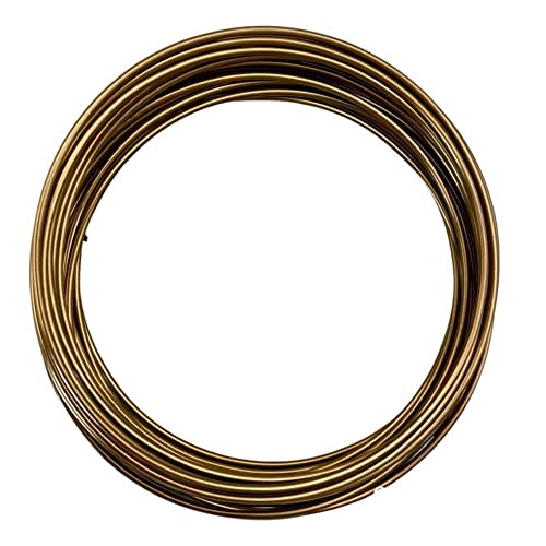 Anlaufgeschützter Basteldraht Antikbronze 0,5 mm (24 Gauge) x 15 m – Weicher Kupferdraht Zum Schmuckbasteln, Modellieren, Wickeln, Skulptur & Kreatives Arbeiten von The Bead Shop