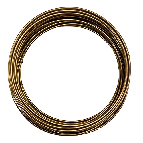 Anlaufgeschützter Basteldraht Antikbronze 1,0 mm (18 Gauge) x 4 m – Weicher Kupferdraht Zum Schmuckbasteln, Modellieren, Wickeln, Skulptur & Kreatives Arbeiten von The Bead Shop