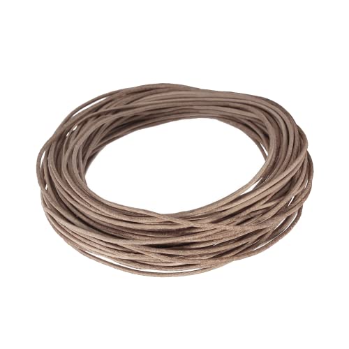 Lederband 1mm 5 Meter Natur - Rindsleder Runde Tanga Schnur ​Für Armband Halskette Schmuckherstellung DIY Handwerk ​ von The Bead Shop