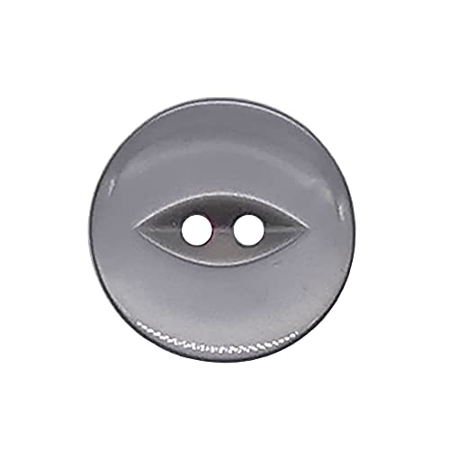 The Bead Shop 20er-Pack runde Acryl-Fischaugenknöpfe, Babyknöpfe, Knöpfe zum Nähen, Stricken, Basteln – Grau 16 mm / 26 Linien The Bead Shop 20er-Pack runde Acryl-Fischaugenknöpfe, Babyknöpfe, Knöpfe zum Nähen, Stricken, Basteln – Grau 16 mm / 26 Linien von The Bead Shop