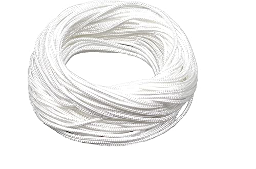 The Bead Shop Rolloschnur Raffrollo Kordel, weiß, 1.2mm x 10 metres von The Bead Shop