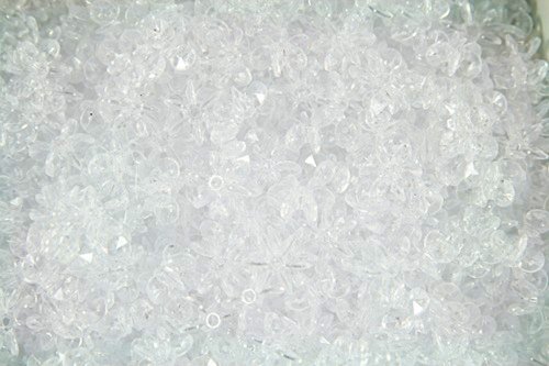 The Beadery 12 mm Sunburst-Perlen, Kristall, 900 Stück pro Beutel, klein von The Beadery