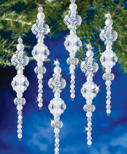 The Beadery Perlen-Ornament-Set Eis, Eis und Perlen, 6 Stück von The Beadery