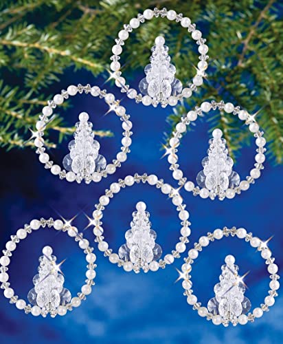The Beadery Perlen-Ornament-Set CHRST, Weihnachtsbaumkranz ergibt 12 von The Beadery