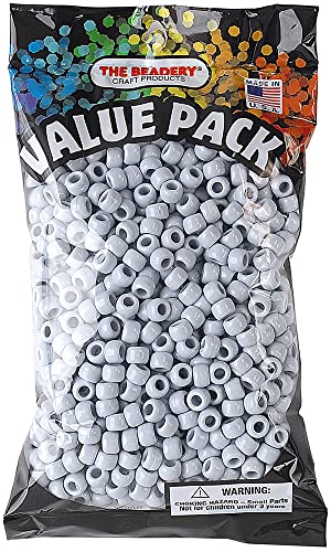 The Beadery Pony-Perle, 6 x 9 mm, Grau, 900 Stück The Beadery Pony-Perle, 6 x 9 mm, Grau, 900 Stück von The Beadery