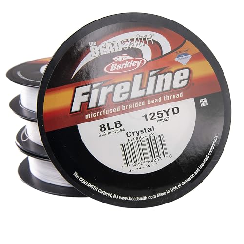 8Lb Fireline Crystal Pre Waxed Beading Thread .007In 0.17mm Diameter 125 Yard von The Beadsmith