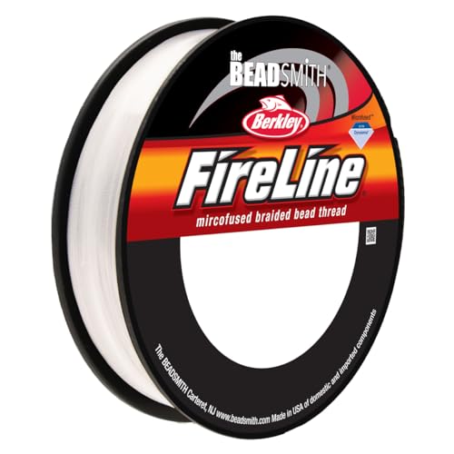 8Lb Fireline Crystal Pre Waxed Beading Thread .007In 0.17mm Diameter 125 Yard von The Beadsmith