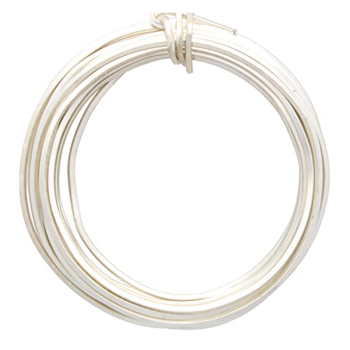 Beadsmith 18 Ga Square Copper Craft Wire Silver Plate 42844 by Beadsmith 18 Ga Square Copper Craft Wire Silver Plate 42844 by von The Beadsmith