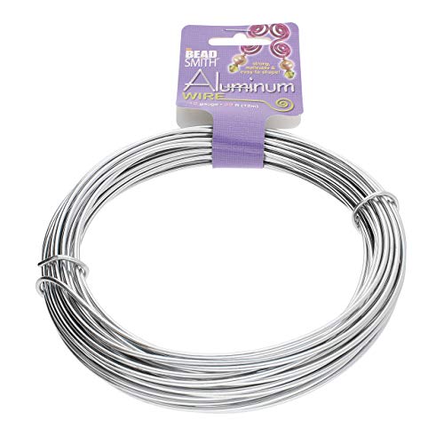 Beadsmith Aluminum Wire 12 Gauge 39' Coil-Silver von The Beadsmith
