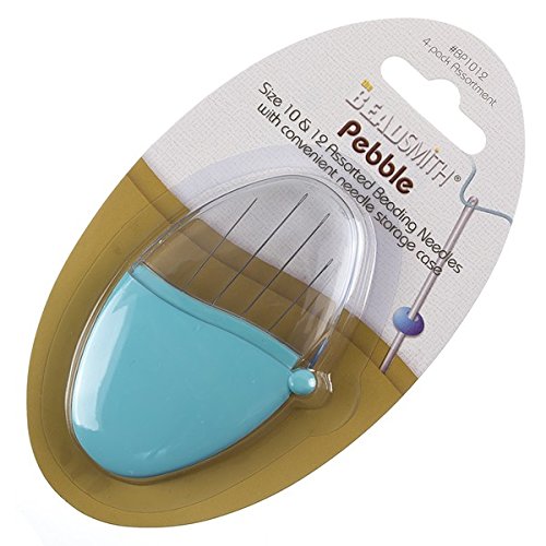 Beadsmith Pebble Nadeln für Perlennadeln, Größe 10 und 12, 4 Stück von The Beadsmith