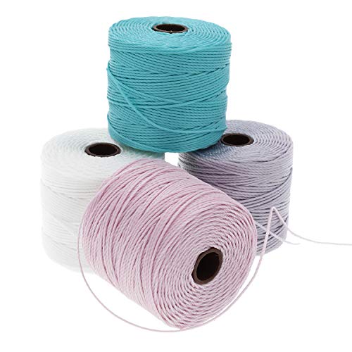 Beadsmith S-Lon Bead Cord TEX210 4/Pkg-Tropical von The Beadsmith