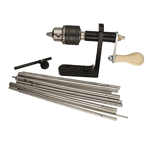 The Beadsmith EZ Coiler Pro – Wire Elements – Includes Mountable Base, 9 Mandrels, Chuck Key, Instructions, and a Storage Case – Create Jump Rings, Coiled Beads, Beaded Coils, and Spiral von The Beadsmith