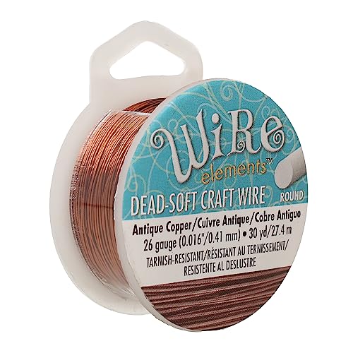 The Beadsmith Jewelry Making Wire 0,41 mm, 26 Gauge, 30 Yard-Spule von The Beadsmith