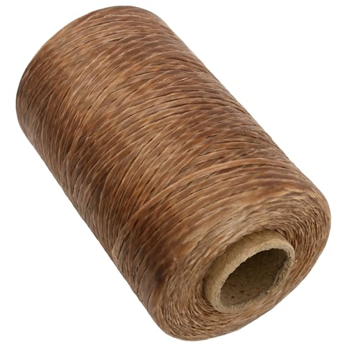 The Beadsmith Künstliche Sinew Cord – gewachste Polyester-Bastelschnur, mittelbraune Farbe, 5-lagig, 227 g Spule, 273 m/250 m von The Beadsmith